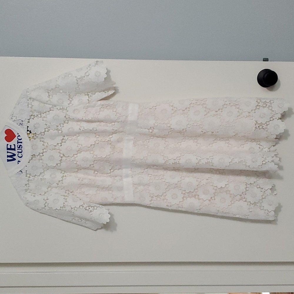 Modcloth White Lace Dress